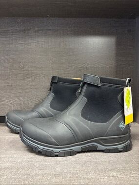 Men's Muck Apex Mid Zip Boot (Black) - Size 15